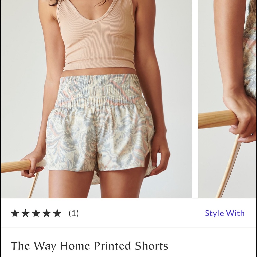 Free people on the way home shorts size small